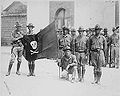 A flag captured by U.S. marines from Sandino's forces in 1932