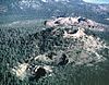 An air photo of Inyo Craters