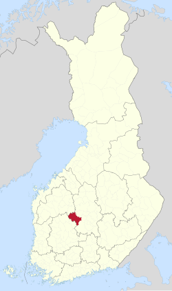 Location of Keuruu in Finland