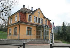 The town hall of Lucelle