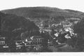 View of the village with the train station, early 20th century.