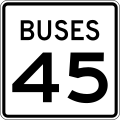 R2-2aP Buses speed limit (plaque)