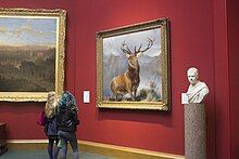 The Monarch of the Glen in the Scottish National Gallery