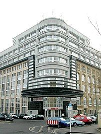 The "Rudolf Mosse Publishing House" altered by Erich Mendelsohn in 1923. Jerusalemer St., Berlin