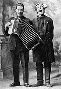 L to R: Gustav Nyberg and Olle i Skratthult 1916