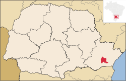 Location in Paraná