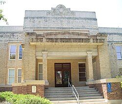 The Refugio County Courthouse in Refugio