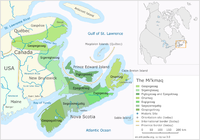 Seven districts of Mi'kma'ki