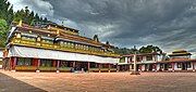 Rumtek Monastery in Sikkim was built under the direction of Changchub Dorje, 12th Karmapa Lama in the mid-1700s.[113]