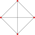 Real {3,3}, or has 4 vertices, 6 edges, and 4 faces