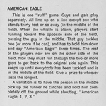 American Eagle – Game description from 1972 by Louis O. Inks