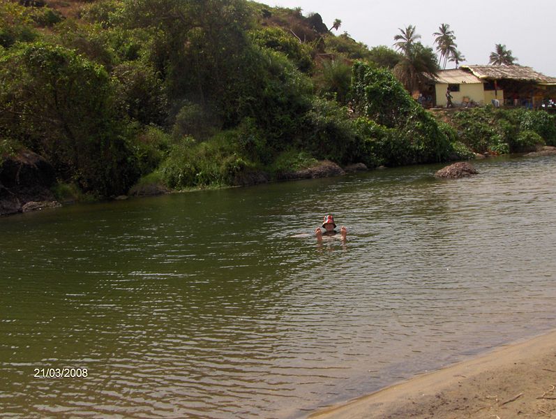 File:Arambol Lake swimmer.jpg