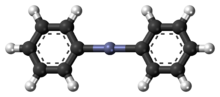 Ball-and-stick model of the diphenylzinc monomer molecule