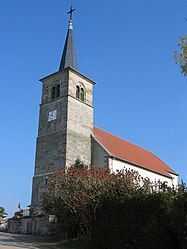 The church in Dommartin-aux-Bois