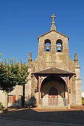 The church in Condat-sur-Vienne