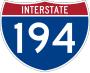 Interstate 194 marker