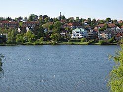 Castle Lake (Slotsø) in Kolding