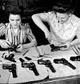 Ronny Jaques: Munitions workers in Toronto. April 1944.