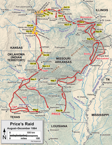 Fifth-place Hog Farm did a lot of work related to Missouri in the American Civil War. Several of the battles he brought to good article status in the last round of the WikiCup can be seen on this map.