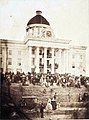 * Inauguration of Jefferson Davis in 1861