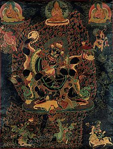 Tibetan Black Six-Armed Mahakala