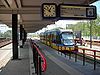 A RijnGouweLijn train on platform 9 of Gouda railway station in 2007