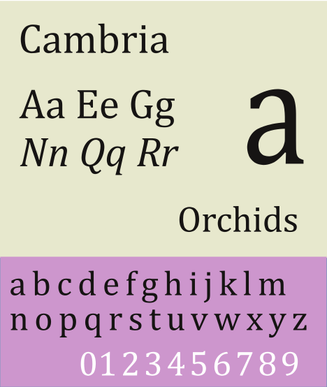 File:Cambria fontsample.svg