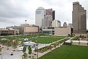 Columbus Commons in Downtown Columbus, Ohio