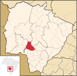 Location in Mato Grosso do Sul state