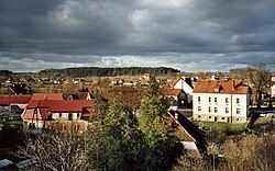 View towards the town