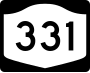 New York State Route 331 marker