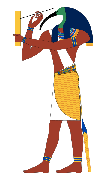 File:Thoth writing.svg