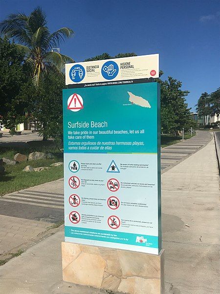 File:COVID-19 sign (Aruba).jpeg