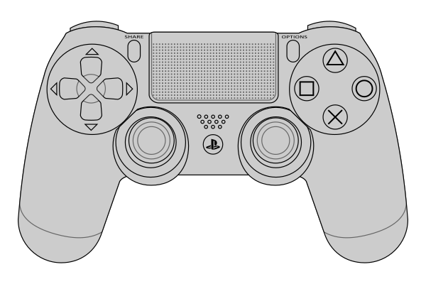 File:Dualshock 4 Layout.svg