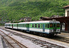 trains at a railway station