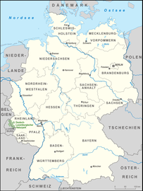 Map of German-Luxembourg Nature Park