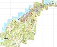 Map of the Alta area, depicting flight data