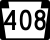 PA Route 408 Alternate Truck marker