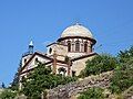 A historic building in Talas that was originally a Greek church and has been converted into a mosque.