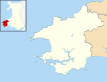 Pembrokeshire UK map.svg