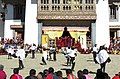 Black-necked crane dance