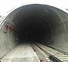 The entrance to the Pir Panjal Tunnel in February 2014