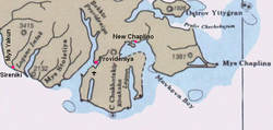 Map of Cape Chaplin area