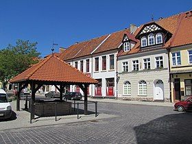 Reszel historic town center