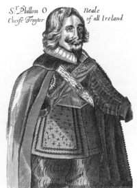 A half-length engraved portrait of a man standing