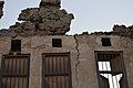 Visible cracks in one of the historic houses of Qatif Castle.