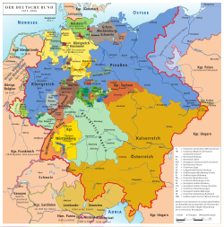 Location of German Empire