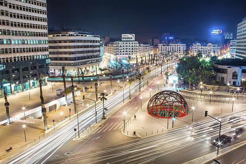 File:Downtown, Casablanca.jpg