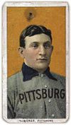 The T206 Honus Wagner baseball card