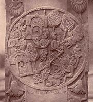 Bharhut, donation of Anathapindika, Shunga period